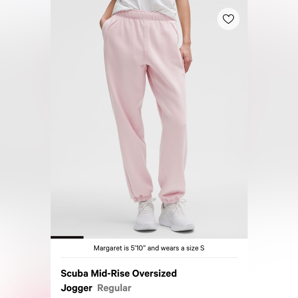 Lululemon Athletica Pink Scuba Joggers